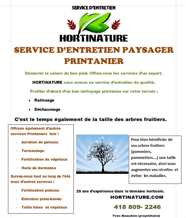 Promotion horticole